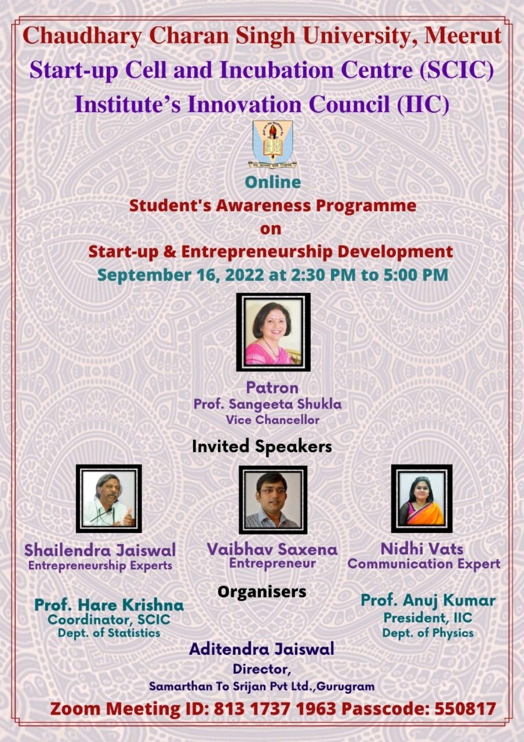 STUDENT  AWARENESS PROGRAMME 